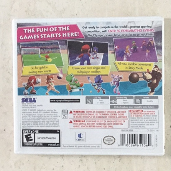 Mario & Sonic London 2012 Olympic Games Nintendo 3DS Game Complete Olympics - Picture 15 of 15